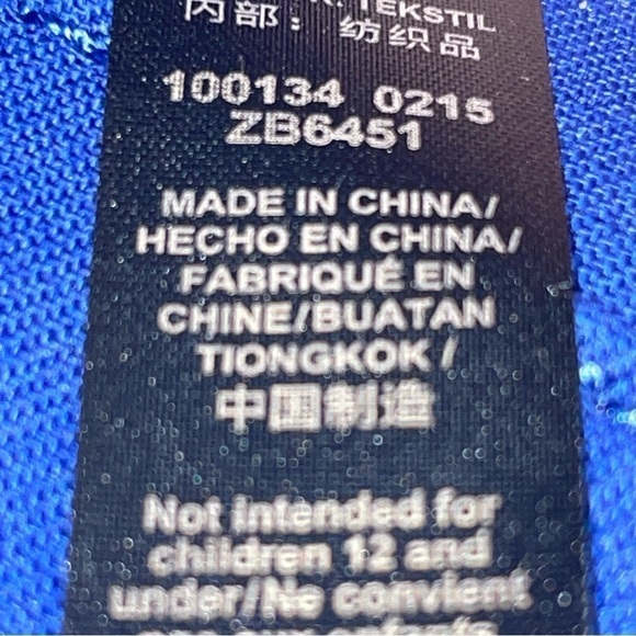 FOSSIL Riley Crossbody Shoulder Bag Purse Vivid Blue Leather 2 Latch Pockets - Picture 13 of 16